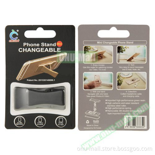 Fast Delivery Adhesive Mini Phone Stand Grip Holder for iPhone 6 for Samsung Galaxy S6 and for HTC One M9 etc